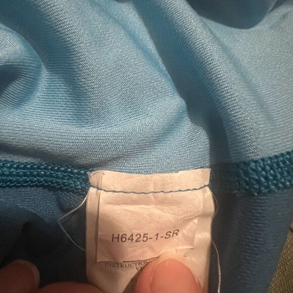 Marmot Blue exercise sleeveless workout tank Size M P2P = 18.25" - Picture 11 of 11